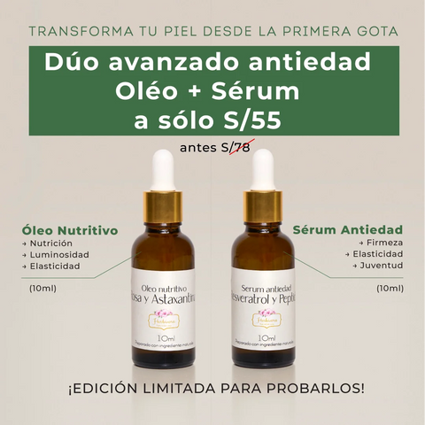 Dúo avanzado antiedad Oléo + Sérum