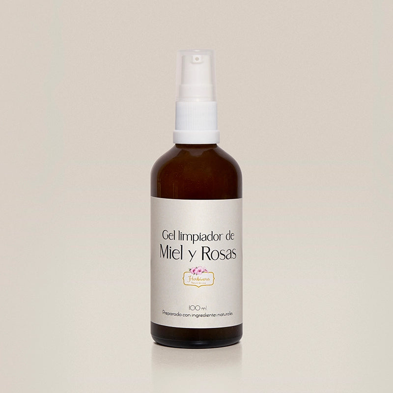 Gel limpiador Miel y Rosas